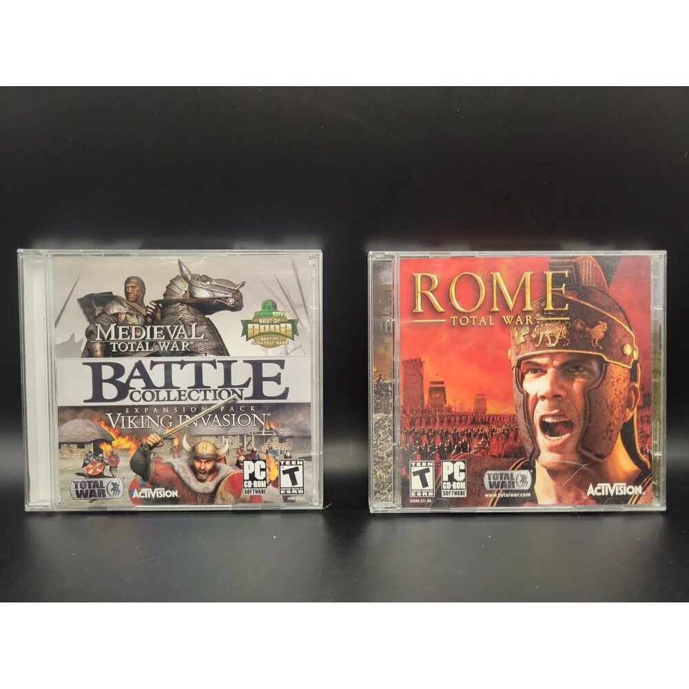 Medieval: Total War Battle Collection PC Game & Rome Total War PC CD-ROM Windows